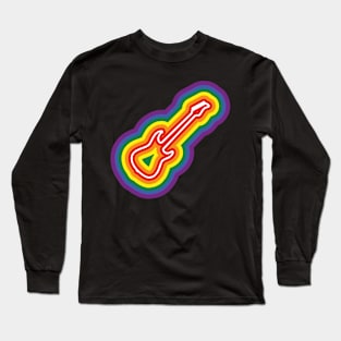 Guitar retro vibe Long Sleeve T-Shirt